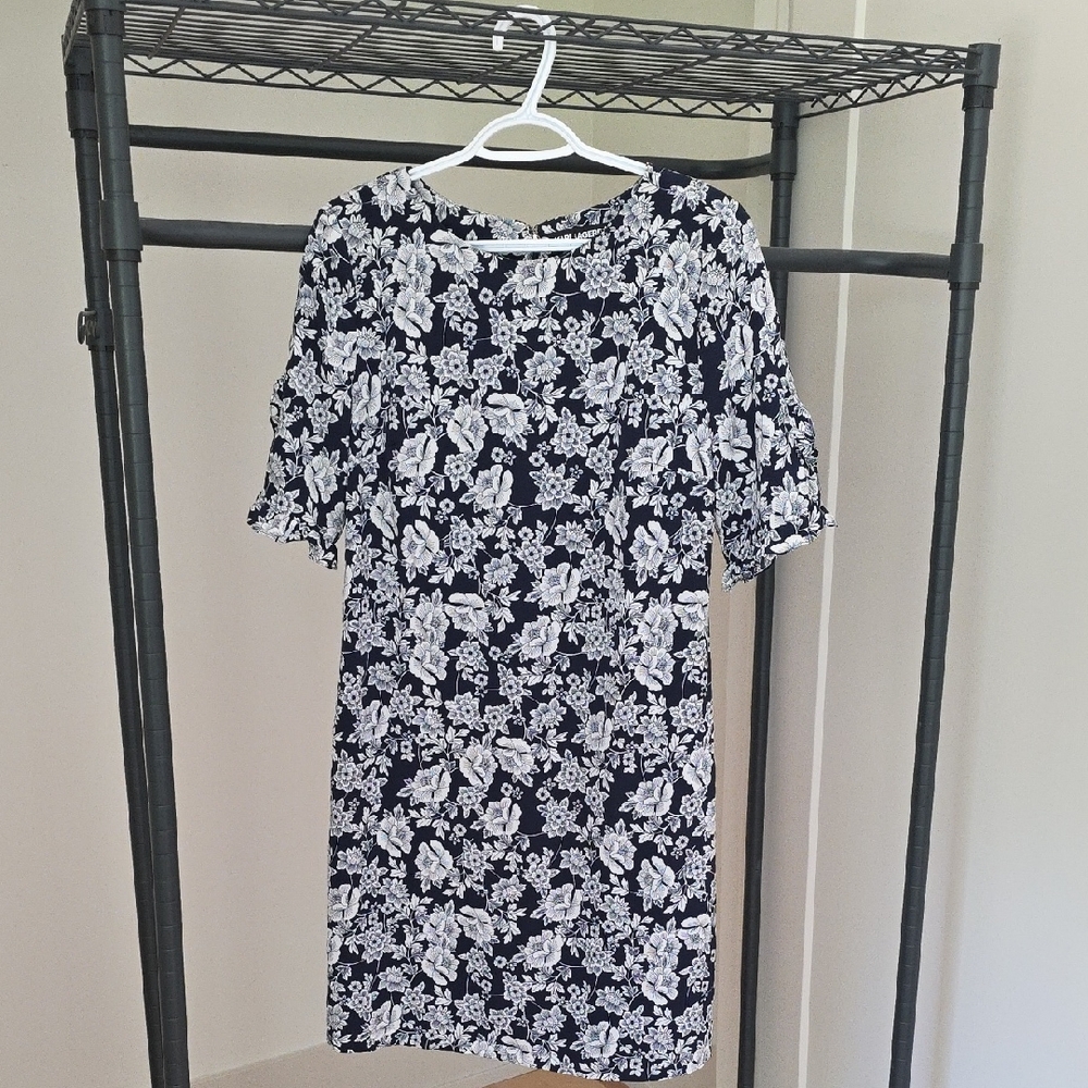 Karl Lagerfeld Navy blue and Whitei Dress